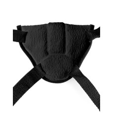 Fetish Fantasy Series Vibrating Plush Harness - Black Fetish Fantasy Series Vibrating Plush Harness - Black