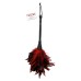 Fetish Fantasy Series Frisky Feather Duster - Red/ Black