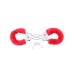 Fetish Fantasy Series Beginner's Furry Cuffs - Red