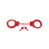 Fetish Fantasy Series Metal Handcuffs - Red