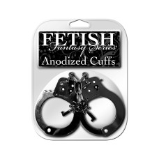 Fetish Fantasy Series Anodized Cuffs - Black Fetish Fantasy Series Anodized Cuffs - Black