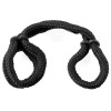 Fetish Fantasy Series Silk Rope Love Cuffs - Black