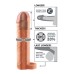 Fantasy X-Tension Perfect 2-Inch Extension With Ball Strap - Flesh