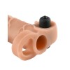 Fantasy X-Tensions Vibrating Real Feel 2-Inch Extension - Flesh