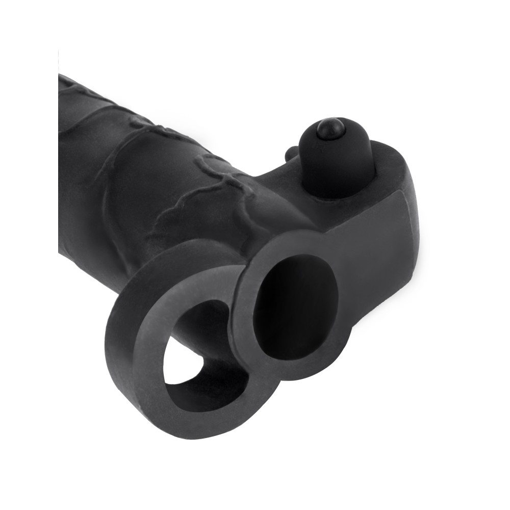Fantasy X-Tensions Vibrating Real Feel 2-Inch Extension - Black