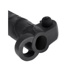 Fantasy X-Tensions Vibrating Real Feel 2-Inch Extension - Black Fantasy X-Tensions Vibrating Real Feel 2-Inch Extension - Black