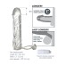 Fantasy X-Tensions Vibrating Super Sleeve - Clear