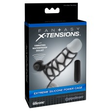 Fantasy X-Tensions Extreme Silicone Power Cage - Black Fantasy X-Tensions Extreme Silicone Power Cage - Black