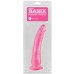 Basix Rubber Works - Slim 7 Inch With Suction Cup - Pink Basix Rubber Works - Slim 7 Inch With Suction Cup - Pink