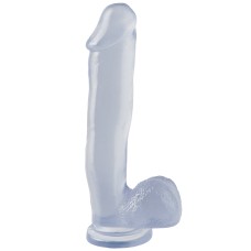 Basix Rubber Works 12 Inch Dong With Suction Cup - Clear Basix Rubber Works 12 Inch Dong With Suction Cup - Clear