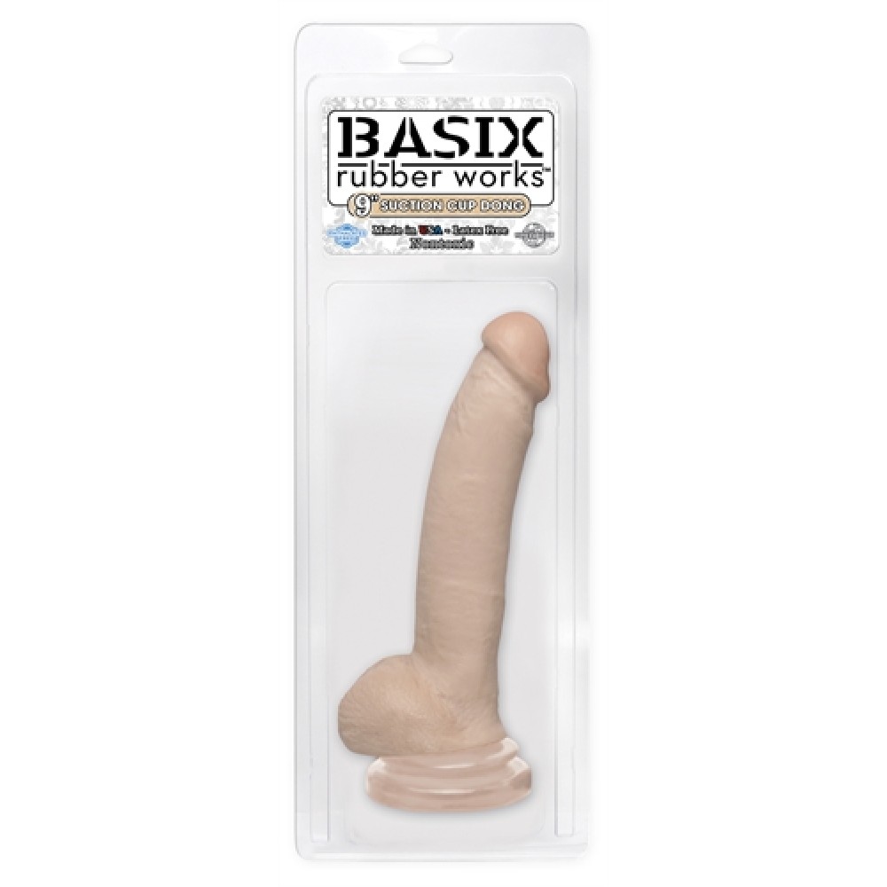 Basix Rubber Works 9 Inch Suction Cup Thicky - Flesh