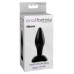 Anal Fantasy Collection Small Silicone Plug - Black