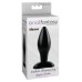 Anal Fantasy Collection Medium Silicone Plug - Black
