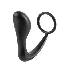Anal Fantasy Collection Ass Gasm Cockring Plug - Black Anal Fantasy Collection Ass Gasm Cockring Plug - Black