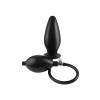 Anal Fantasy Collection Inflatable Silicone Plug - Black