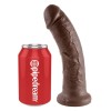 King Cock 8-Inch Cock Brown