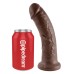 King Cock 8-Inch Cock Brown