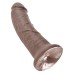 King Cock 8-Inch Cock Brown