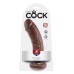 King Cock 8-Inch Cock Brown