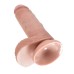 King Cock 7-Inch Cock With Balls - Flesh King Cock 7-Inch Cock With Balls - Flesh