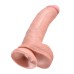 King Cock 9-Inch Cock With Balls - Flesh King Cock 9-Inch Cock With Balls - Flesh
