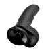 King Cock 9-Inch Cock With Balls - Black