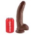 King Cock 9-Inch Cock With Balls - Brown King Cock 9-Inch Cock With Balls - Brown