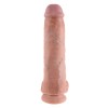 King Cock 11-Inch Cock With Balls - Flesh