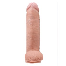 King Cock 12 Inch Cock With Balls - Flesh King Cock 12 Inch Cock With Balls - Flesh