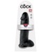 King Cock 12 Inch Cock With Balls - Black