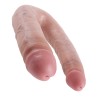 King Cock Double Trouble - Large - Flesh King Cock Double Trouble - Large - Flesh