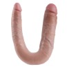 King Cock Double Trouble - Large - Flesh King Cock Double Trouble - Large - Flesh