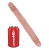 King Cock 12 Inch Slim Double Dildo - Flesh King Cock 12 Inch Slim Double Dildo - Flesh