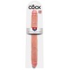 King Cock 16 Inch Thick Double Dildo - Flesh King Cock 16 Inch Thick Double Dildo - Flesh