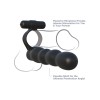 Fantasy C-Ringz Posable Partner Double Penetrator - Black