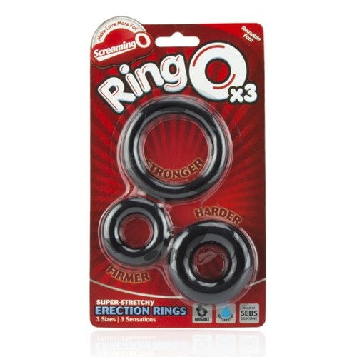 Ringo X3 - 6 Count White Box - Black Ringo X3 - 6 Count White Box - Black