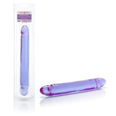 Reflective Gel Smooth Double Dong - Purple Reflective Gel Smooth Double Dong - Purple