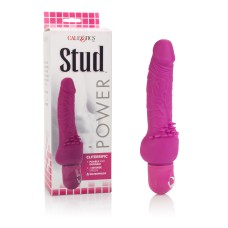 Waterproof Power Stud Cliterrific Dong - Pink Waterproof Power Stud Cliterrific Dong - Pink