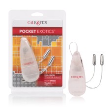 Pocket Exotics Dual Heated Whisper Bullets - Clear Pocket Exotics Dual Heated Whisper Bullets - Clear