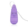 Silicone Slims Vibrating Nubby Bullet - Purple