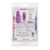 Silicone Slims Vibrating Nubby Bullet - Purple