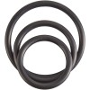 Rubber Cock Ring Set - Black Rubber Cock Ring Set - Black