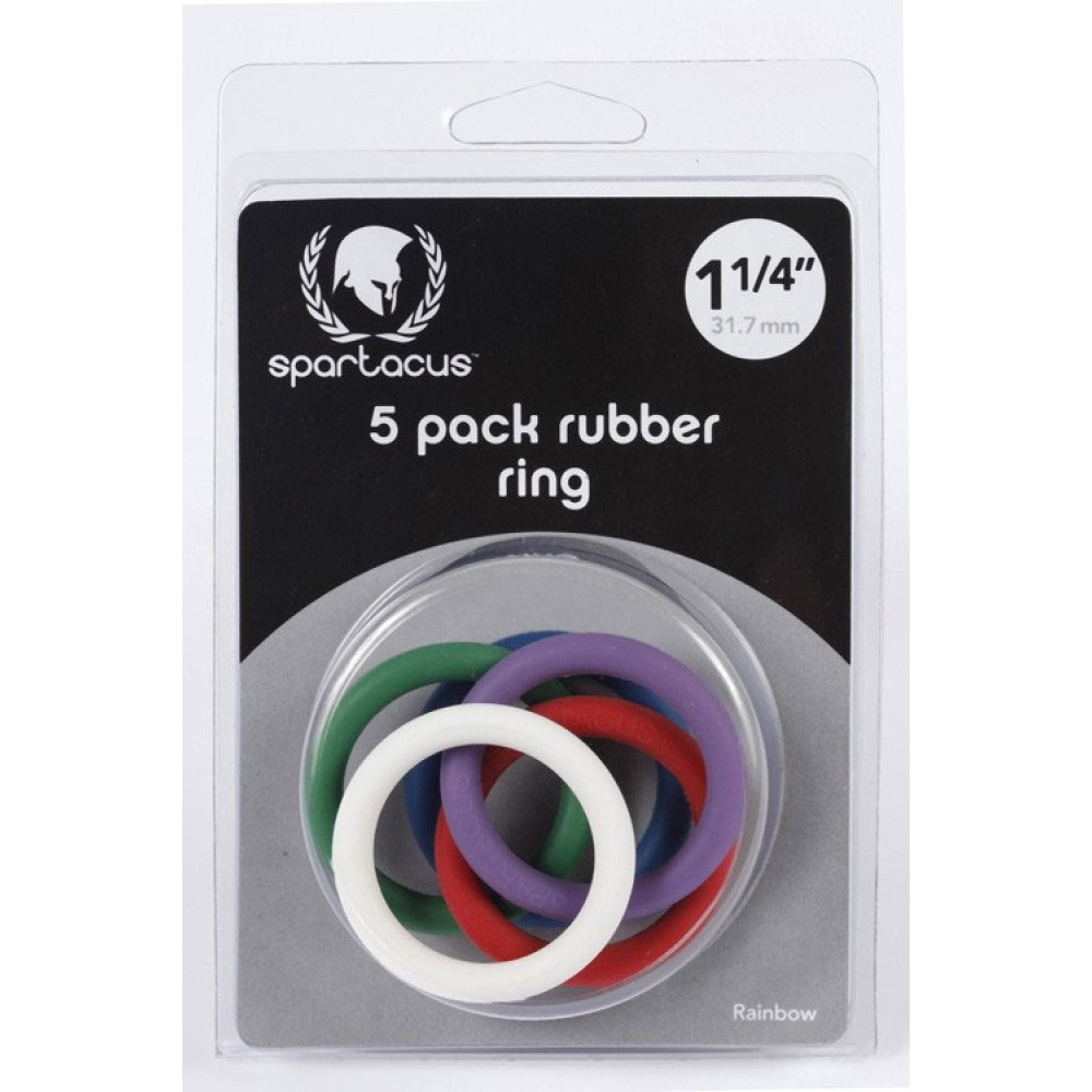 Rubber C-Ring Set - 1.25 Inches - Rainbow
