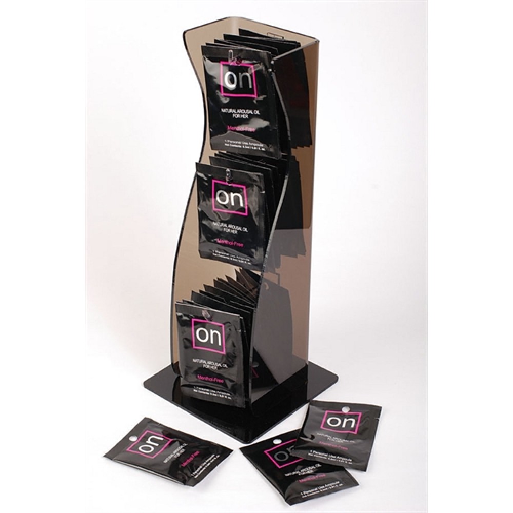 On Natural Arousal Oil Original - 40 Packet Tower Display - 0.01oz Ampoules