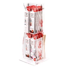 X on the Lips Buzzing Lip Balm - 16 Piece Tower Display - Assorted Flavors