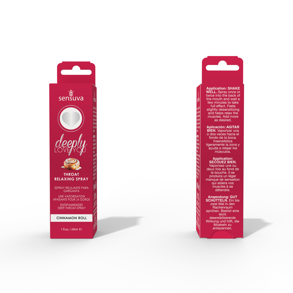 Deeply Love You Throat Relaxing Spray - Cinnamon Roll - 1 Fl. Oz.