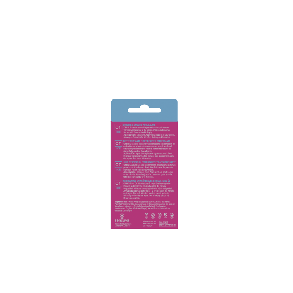On Ice Buzzing and Cooling Arousal Oil 5ml