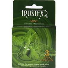 Trustex Flavored Lubricated Condoms - 3 Pack - Mint Trustex Flavored Lubricated Condoms - 3 Pack - Mint