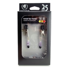 Beaded Clamps - Adjustable Broad Tip - Purple Beaded Clamps - Adjustable Broad Tip - Purple