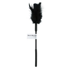 Sex and Mischief Feather Tickler - Black Sex and Mischief Feather Tickler - Black